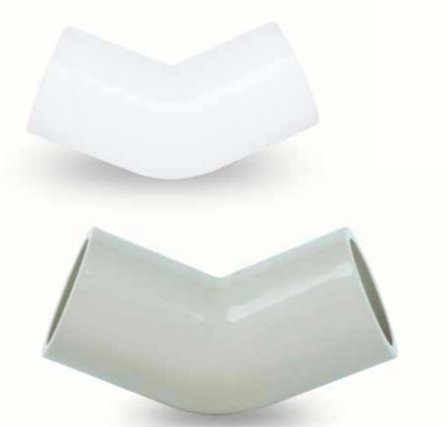 PVDF/PPH45°彎頭（對(duì)焊式）